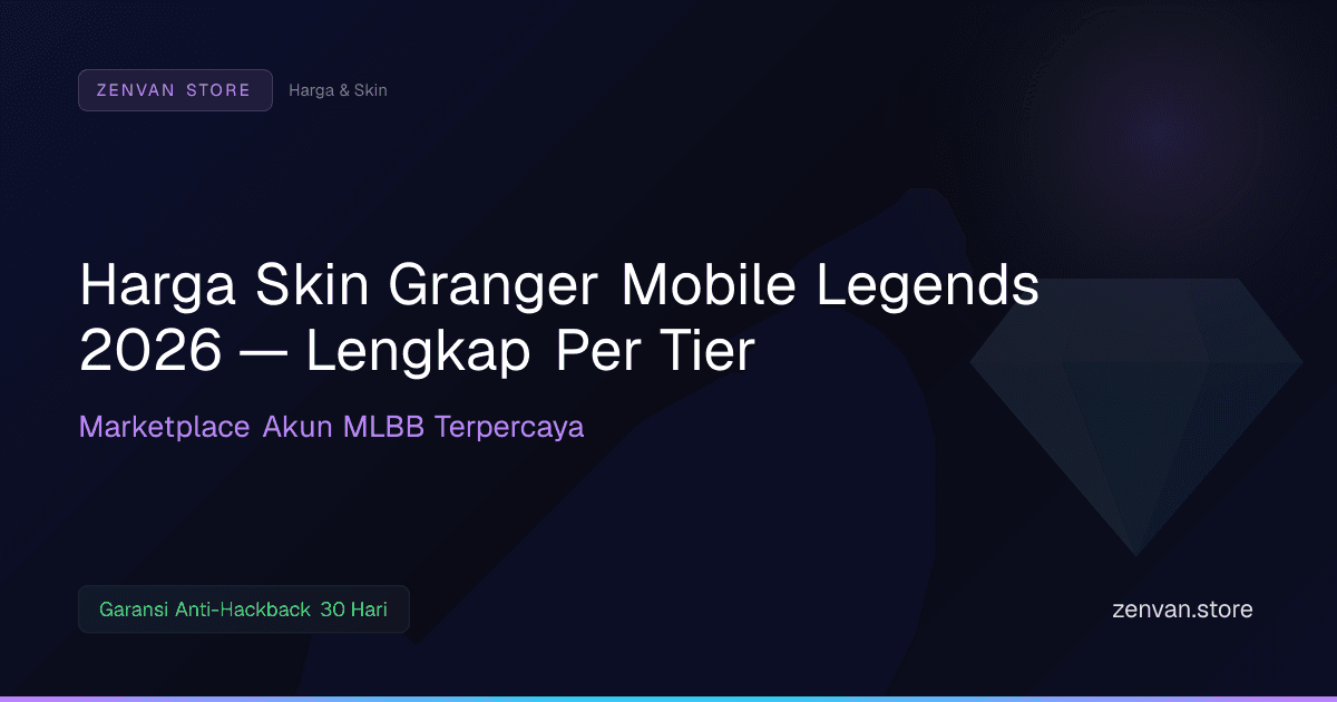 Harga Skin Granger Mobile Legends 2026 — Lengkap Per Tier