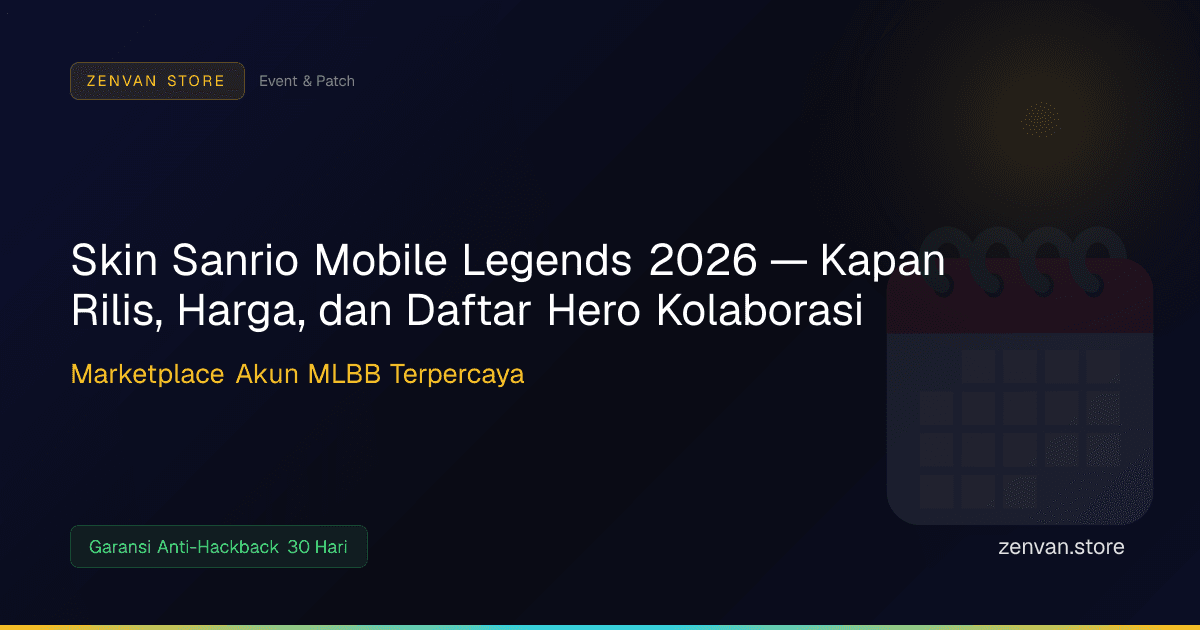 Sanrio Resale 2026 LIVE 5–30 Juni — Rilis Lagi Kapan?