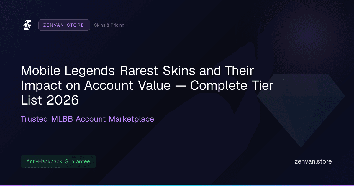 Mobile Legends Rarest Skins and Their Impact on Account Value — Complete Tier List 2026